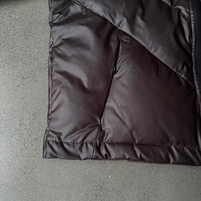 Mertra Handprint Puffer Jacket Brown - 12