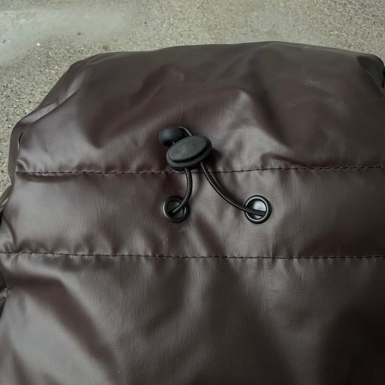 Mertra Handprint Puffer Jacket Brown - 26