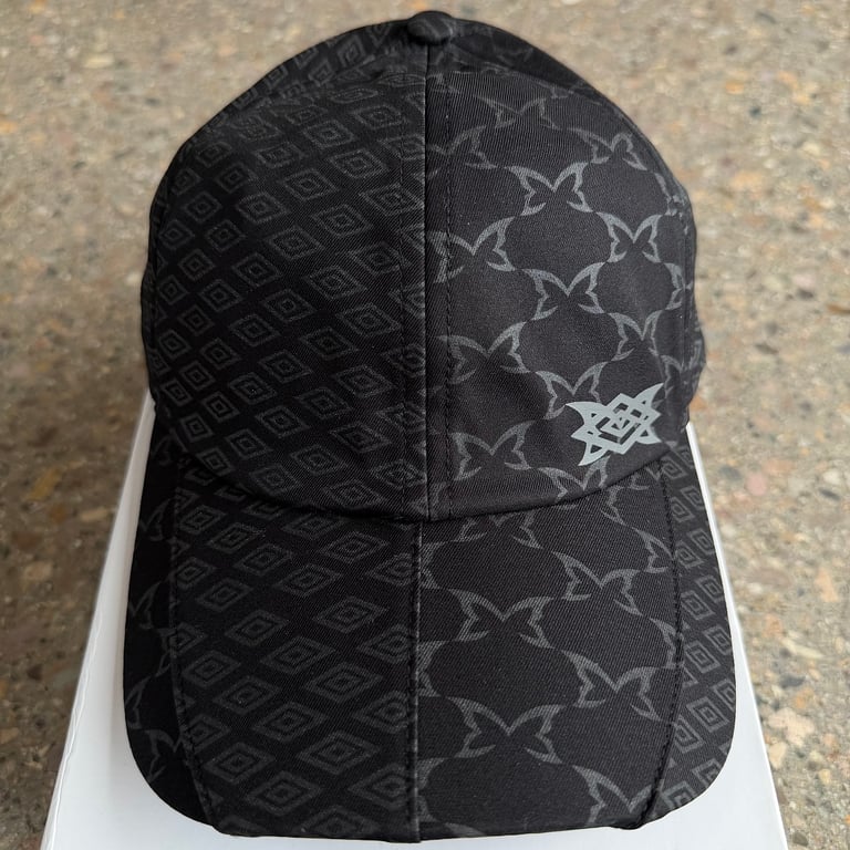 Mertra Butterfly Pattern Cap Black - 19