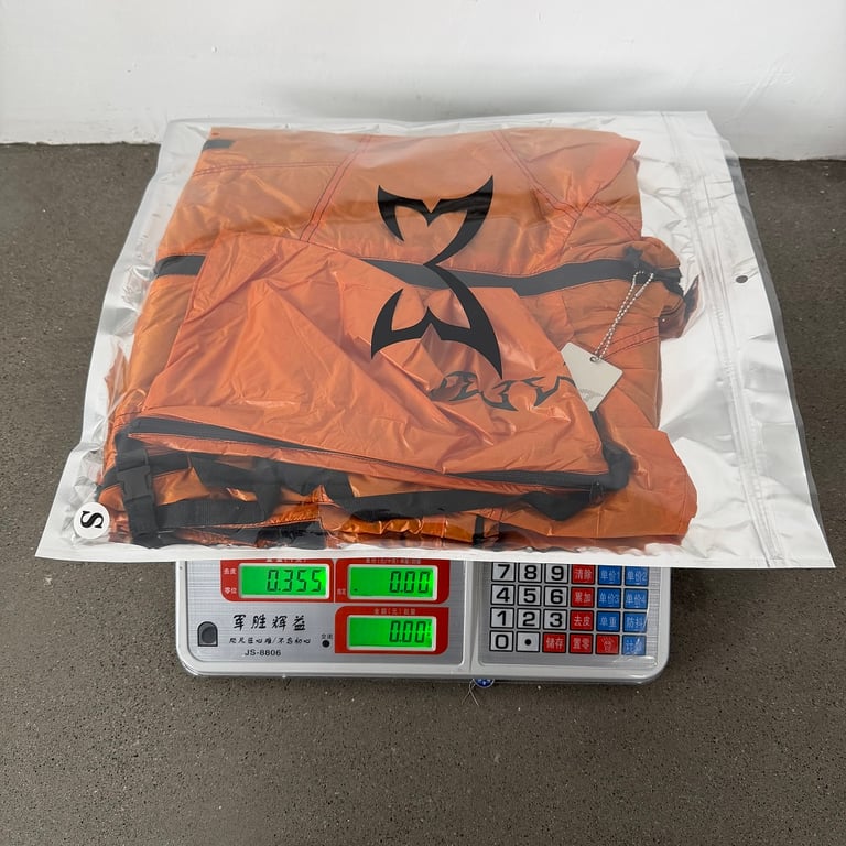Mertra Orange Packable Windbreaker - 3