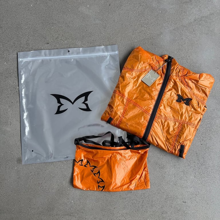 Mertra Orange Packable Windbreaker - 5