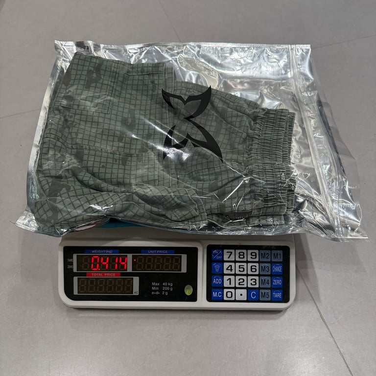 Vescartes Grid Camo Cargo Shorts Green - 2
