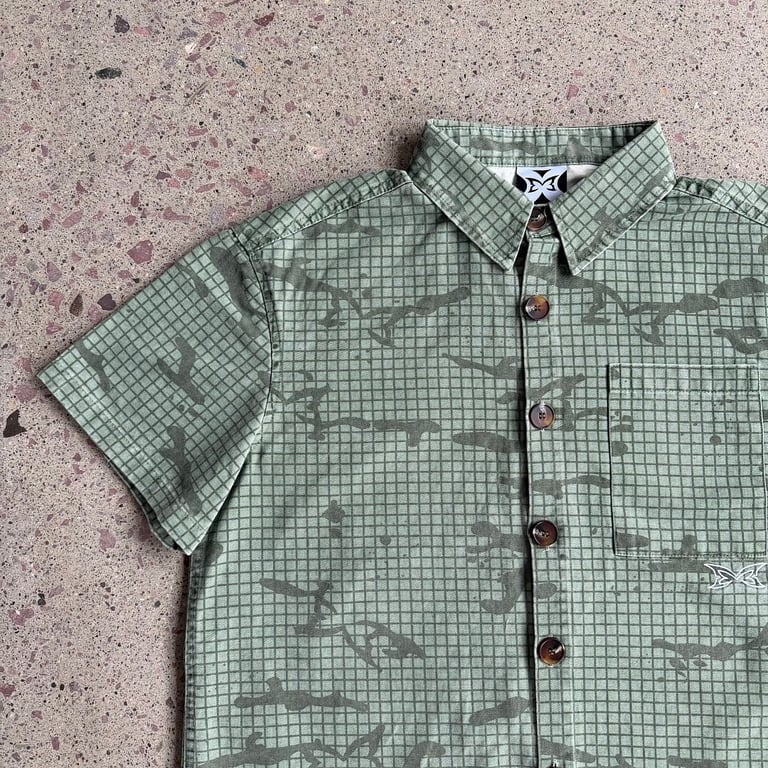Mertra Grid Camo Short Sleeve Shirt - 12