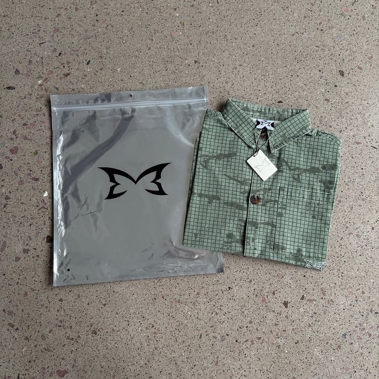 Mertra Grid Camo Short Sleeve Shirt - 5