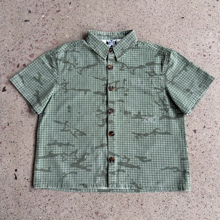 Mertra Grid Camo Short Sleeve Shirt - 6