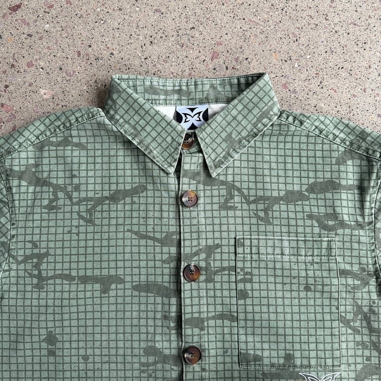 Mertra Grid Camo Short Sleeve Shirt - 7