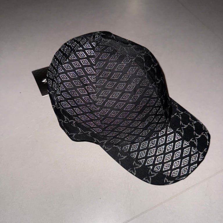 Vescartes Monogram Baseball Cap Black - 2