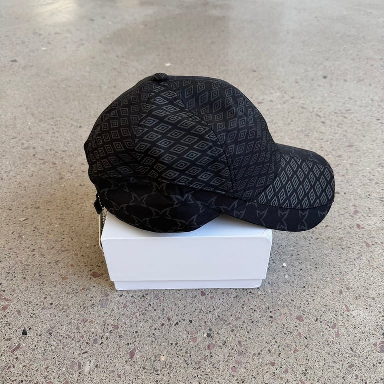 Vescartes Monogram Baseball Cap Black - 11