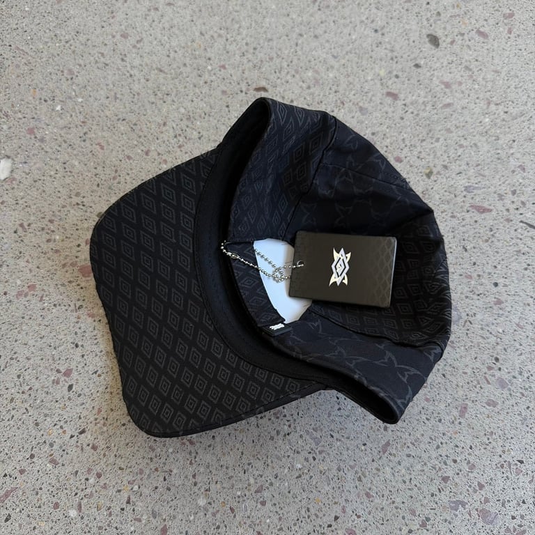 Vescartes Monogram Baseball Cap Black - 14