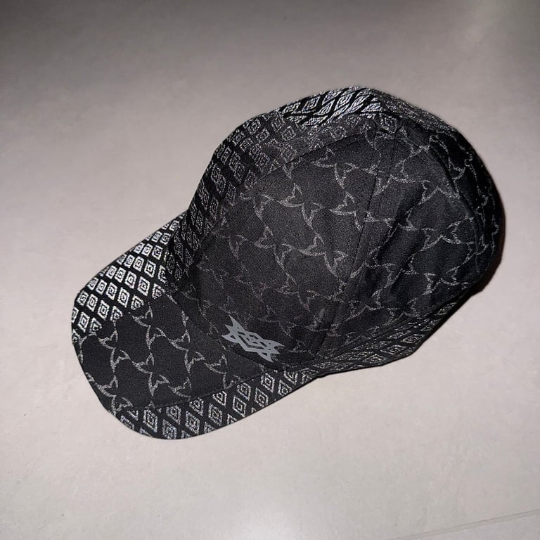 Vescartes Monogram Baseball Cap Black - 3