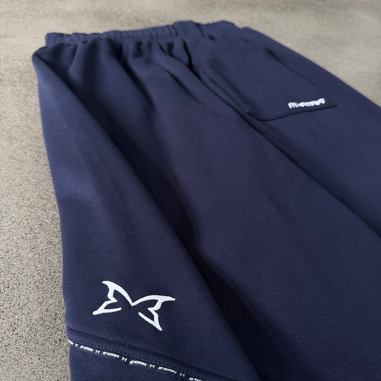 Mertra Piping Sweatpants Navy - 22