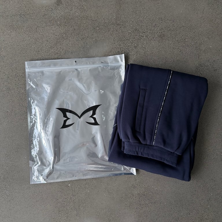 Mertra Piping Sweatpants Navy - 5