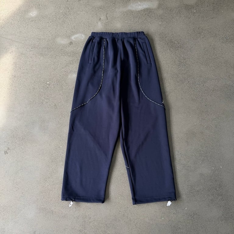 Mertra Piping Sweatpants Navy - 7