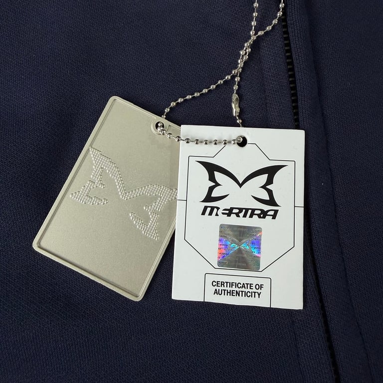 Mertra Logo Zip-Up Hoodie Navy - 11