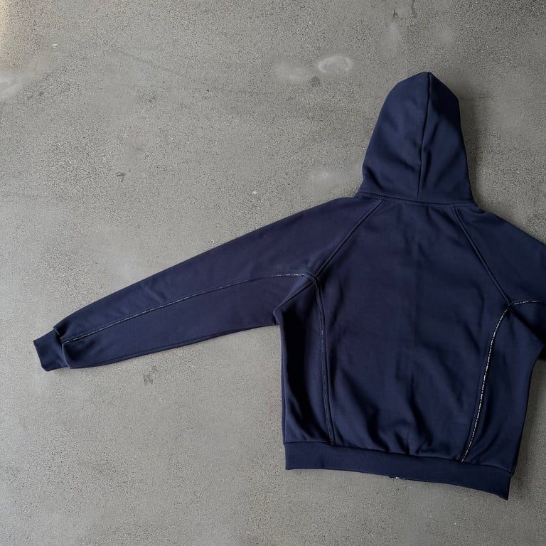 Mertra Logo Zip-Up Hoodie Navy - 16