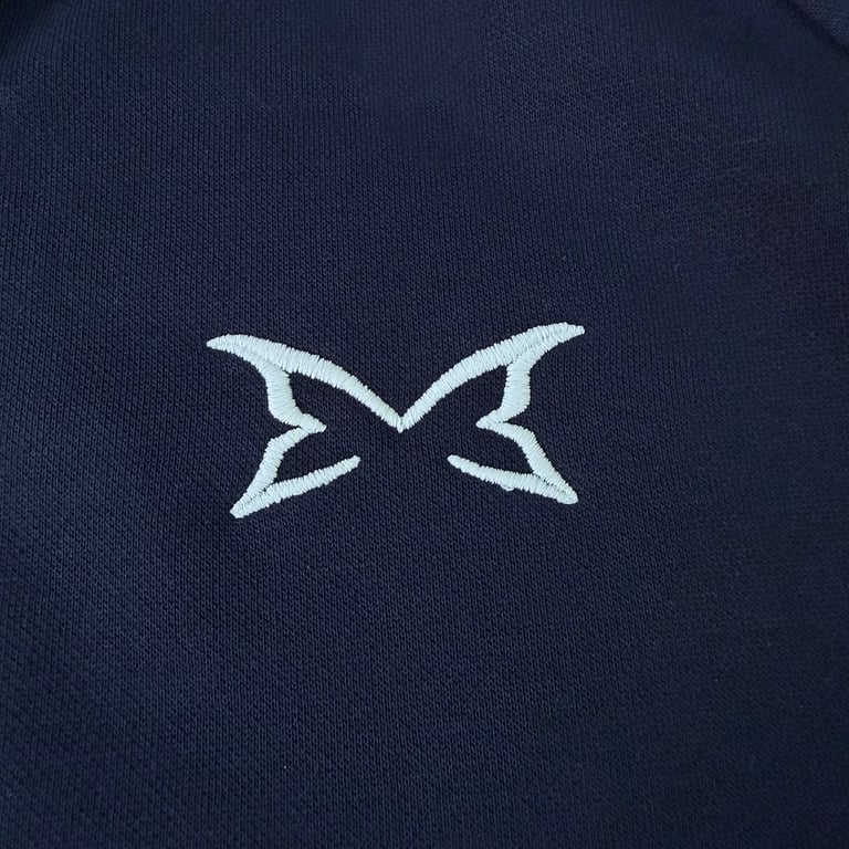 Mertra Logo Zip-Up Hoodie Navy - 10
