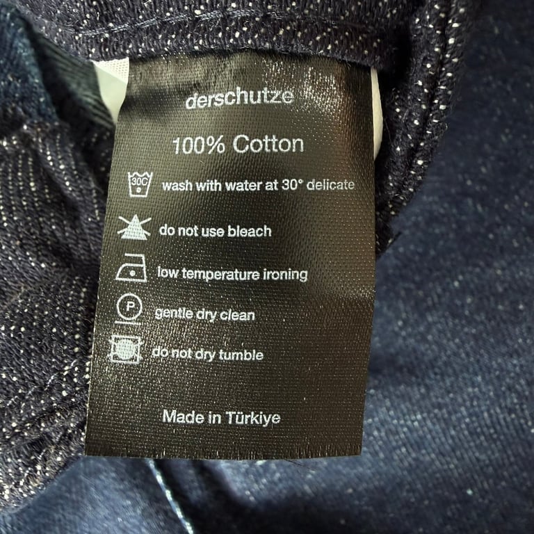 Derschutze Indigo Raw Denim Geisha Embroidery Jeans - 12