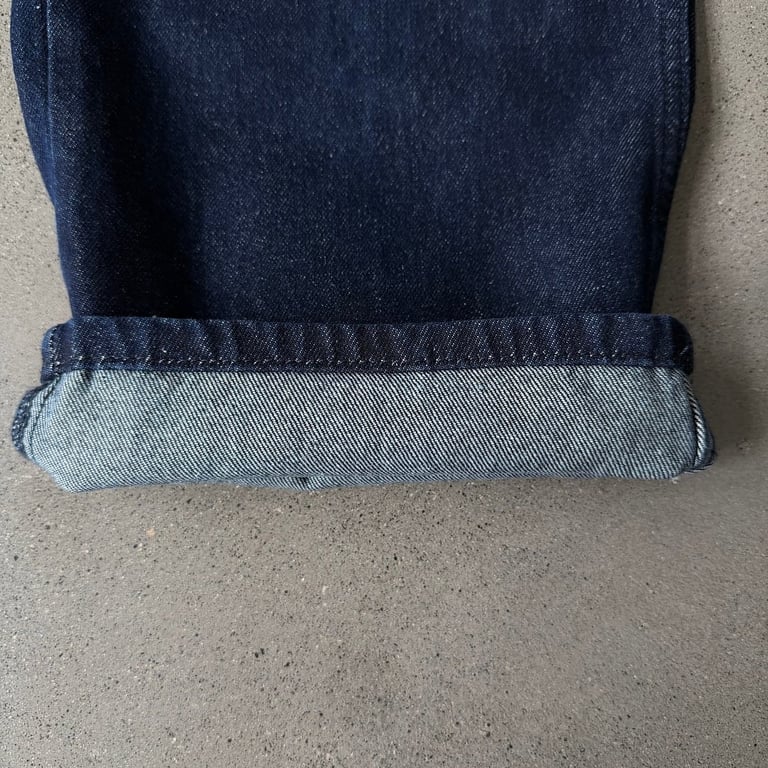 Derschutze Indigo Raw Denim Geisha Embroidery Jeans - 13