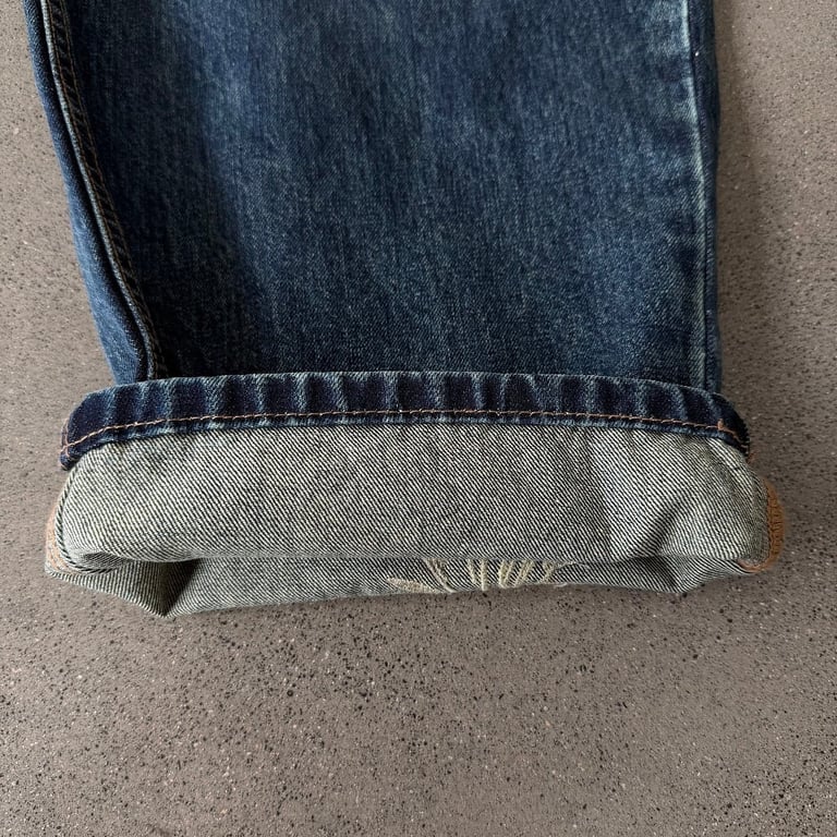 Derschutze Geisha Embroidery Wide Leg Jeans - 14
