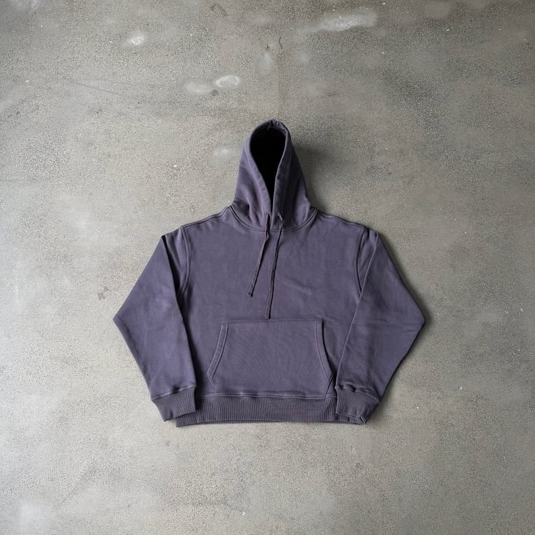 Derschutze Dragon Fan Embroidered Hoodie Purple - 5