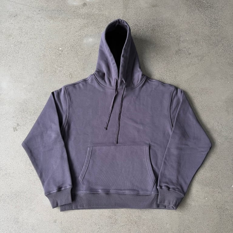 Derschutze Dragon Fan Embroidered Hoodie Purple - 6