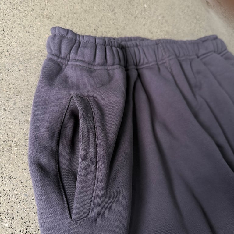 Derschutze Dragon Embroidered Sweatpants Purple - 8