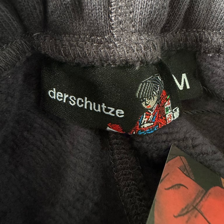Derschutze Dragon Embroidered Sweatpants Purple - 10