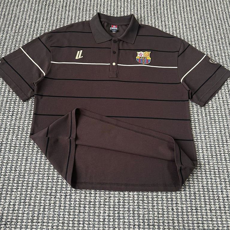 Ultralight Striped Polo Shirt Brown - 9