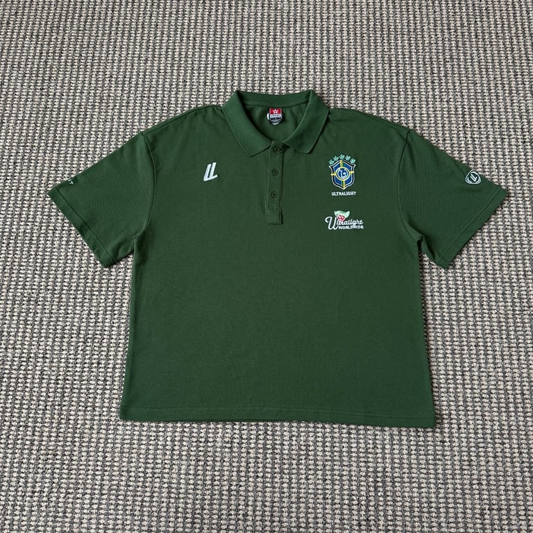 Ultralight Green Graphic Polo - 3