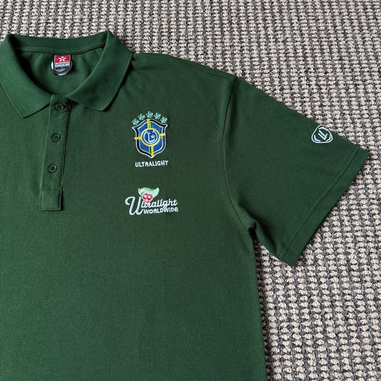 Ultralight Green Graphic Polo - 5