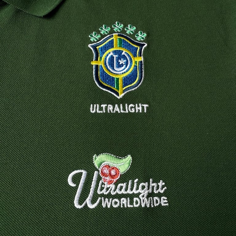 Ultralight Green Graphic Polo - 7