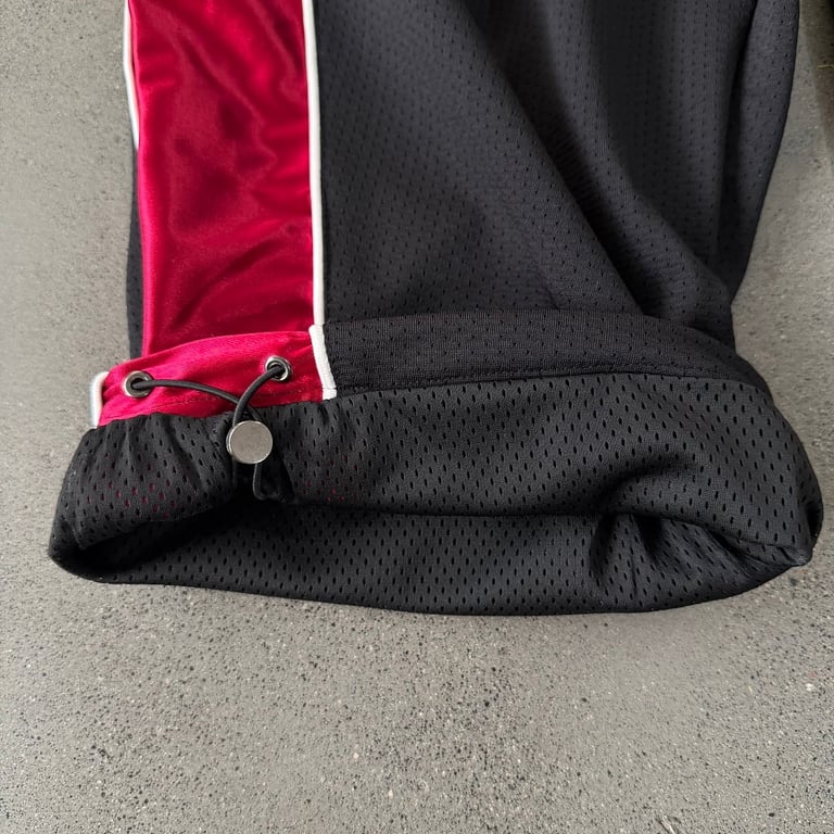 Ultralight Mesh Track Pants Black Red - 12