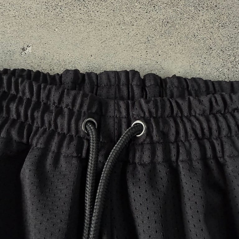 Ultralight Mesh Track Pants Black Red - 8