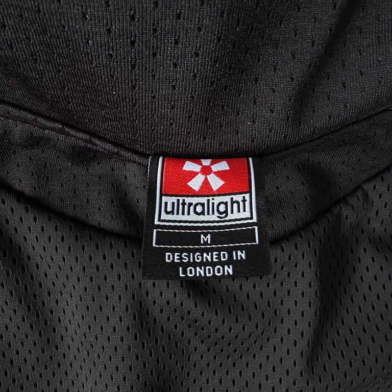 Ultralight NBA Style Track Jacket Black Red - 11