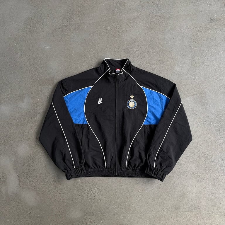 Ultralight Black and Blue Track Jacket - 3