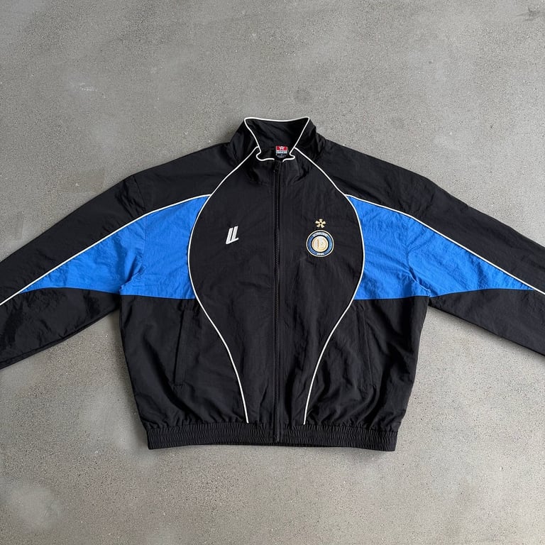 Ultralight Black and Blue Track Jacket - 5