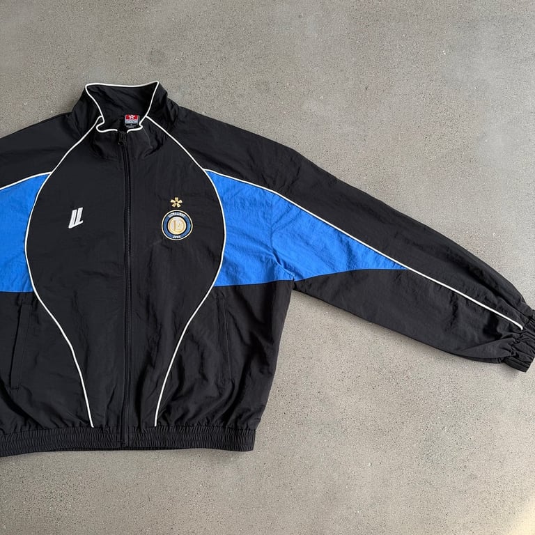 Ultralight Black and Blue Track Jacket - 6