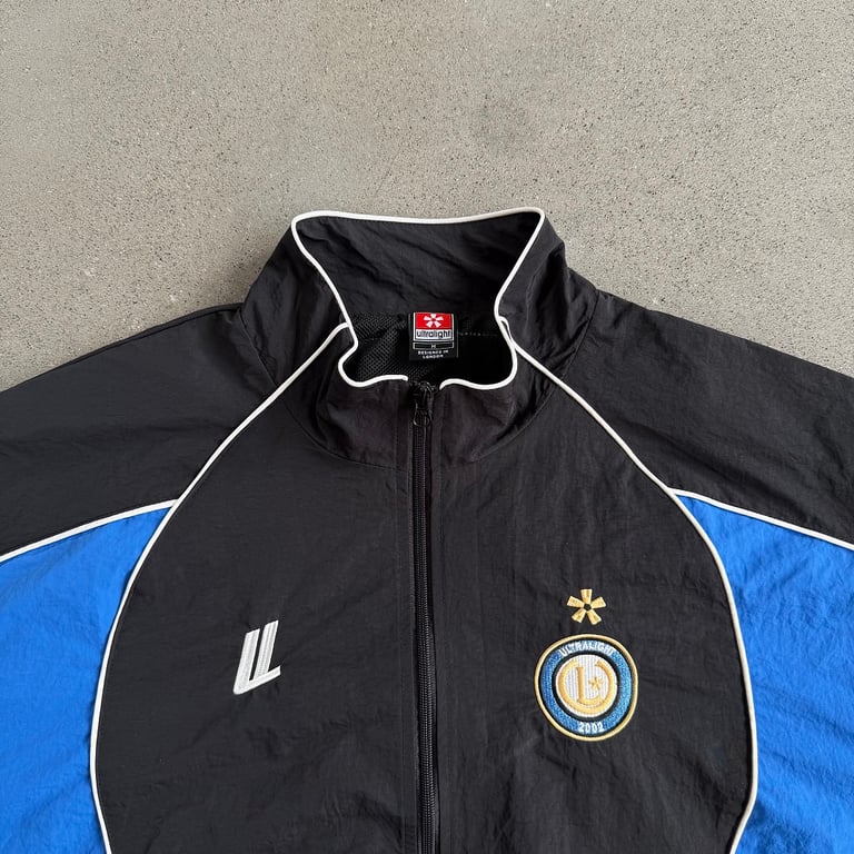 Ultralight Black and Blue Track Jacket - 7