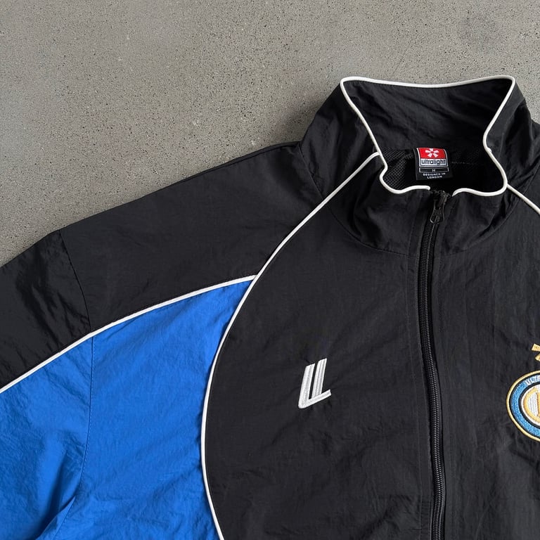 Ultralight Black and Blue Track Jacket - 9