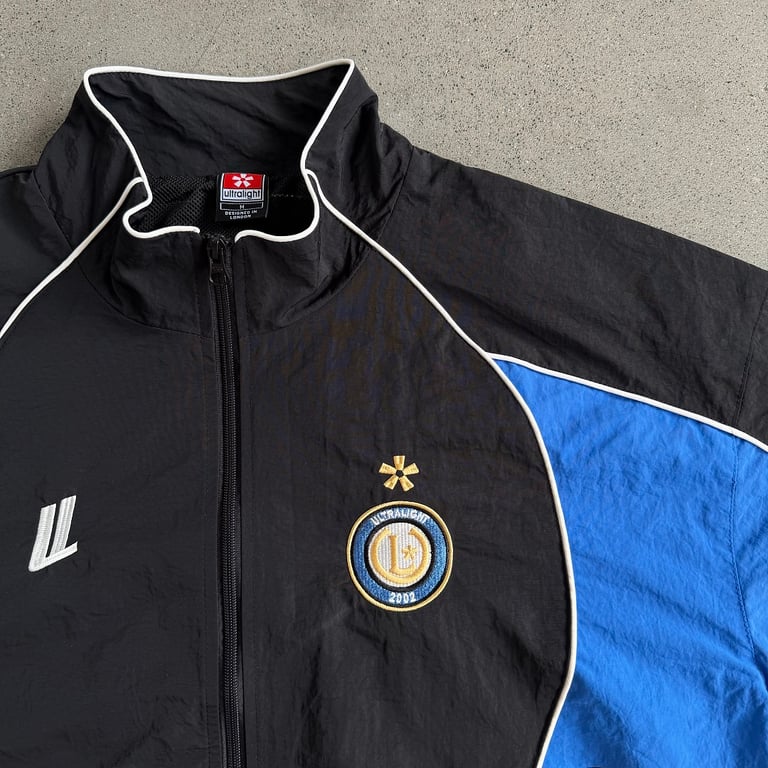 Ultralight Black and Blue Track Jacket - 10