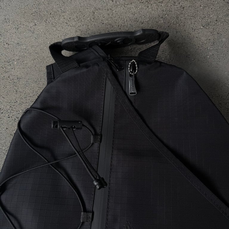 Mertra Butterfly Logo Technical Backpack Black - 11