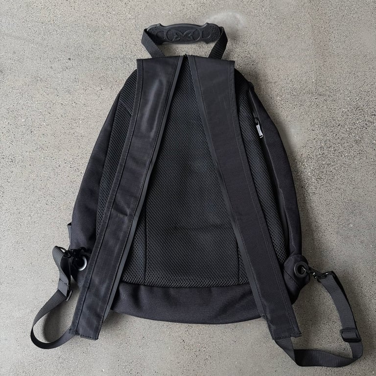Mertra Butterfly Logo Technical Backpack Black - 18