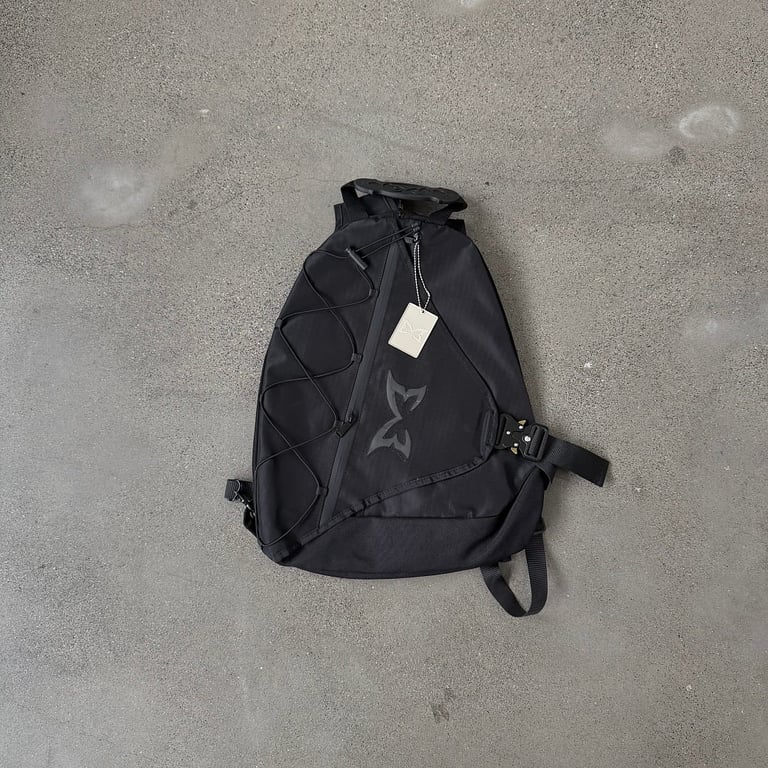 Mertra Butterfly Logo Technical Backpack Black - 5