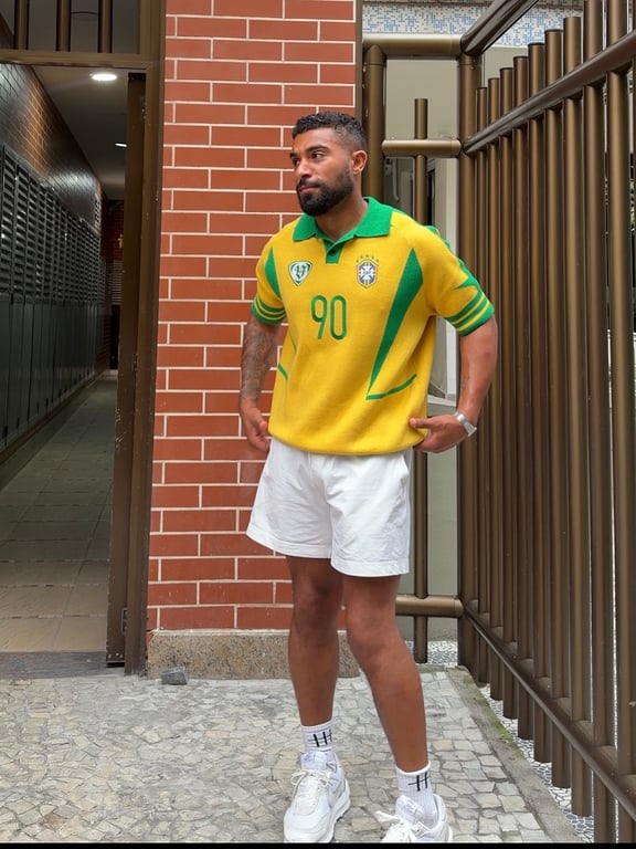 Vescartes Brazil Team Knit Polo - 14