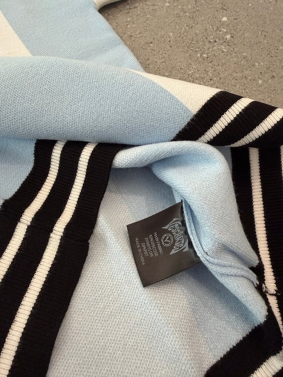 Vescartes Argentine Striped Knit Polo - 10