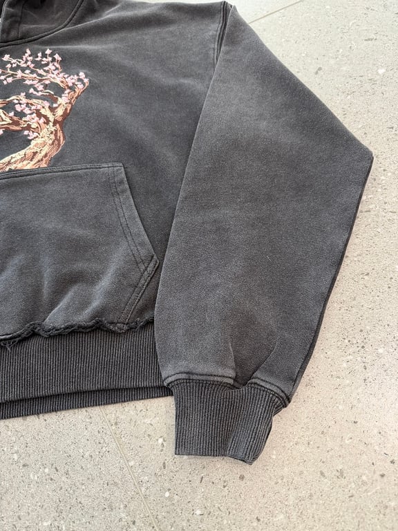 Vescartes Cherry Blossom Tree Panel Hoodie - 11