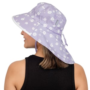 Adult Cotton Adventure Hats | Purple Daisy