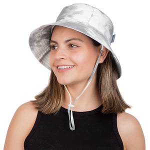 Adult Cotton Bucket Hats | Black Tie-Dye