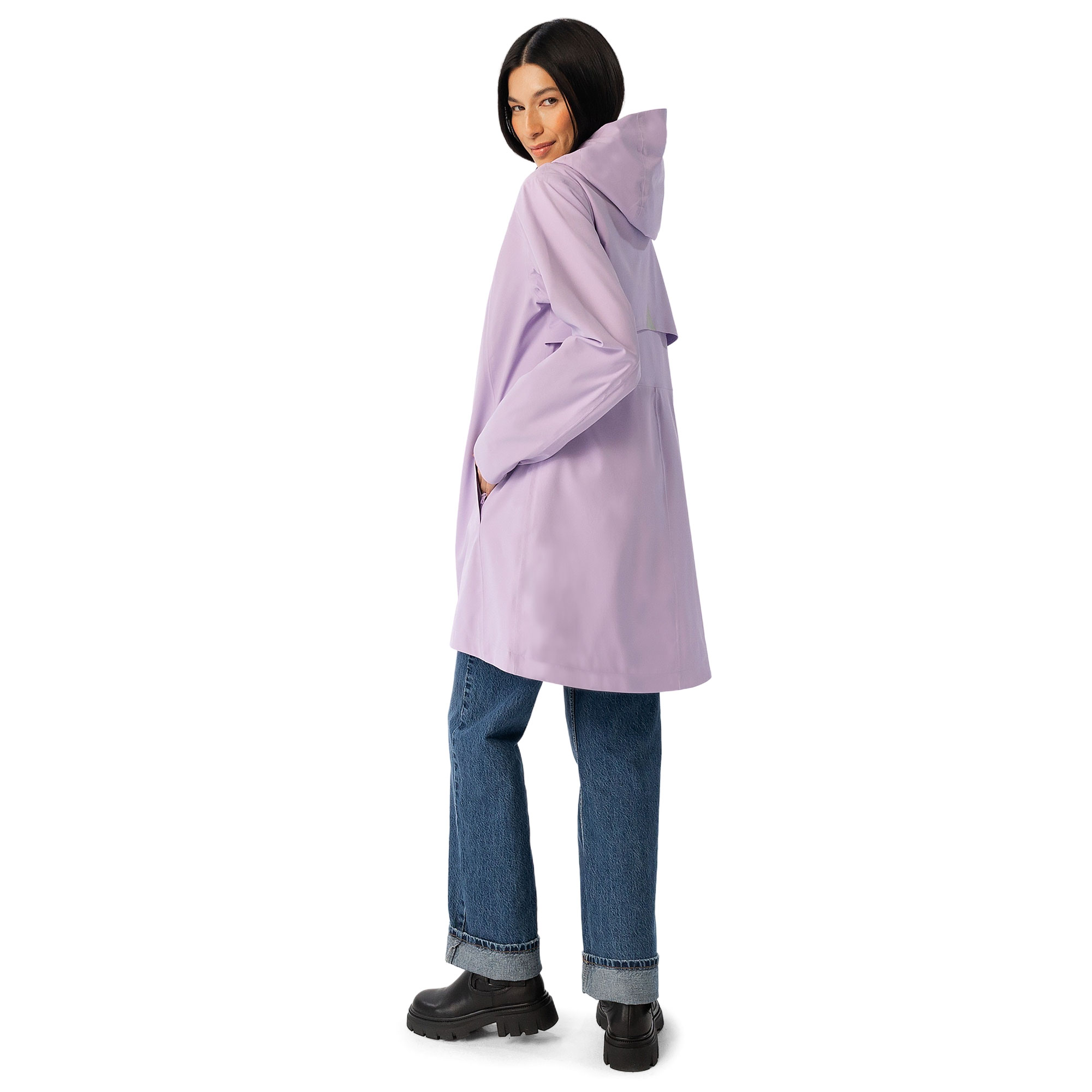 Lilac raincoat hot sale