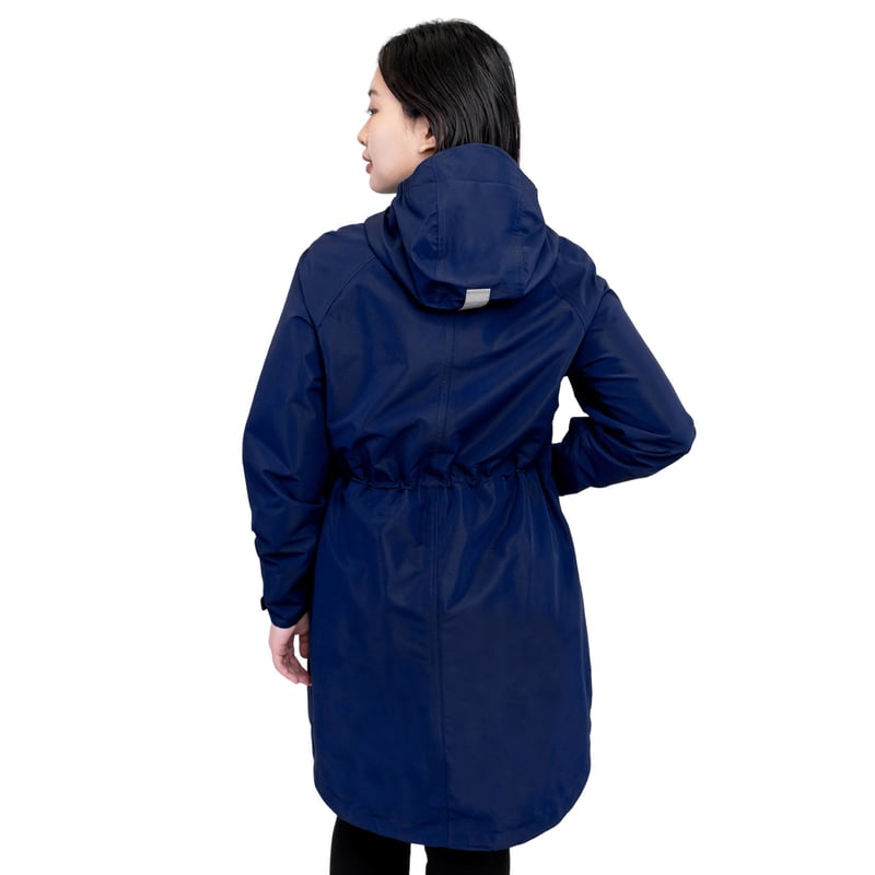 Womens Adjustable Rain Jackets | Navy